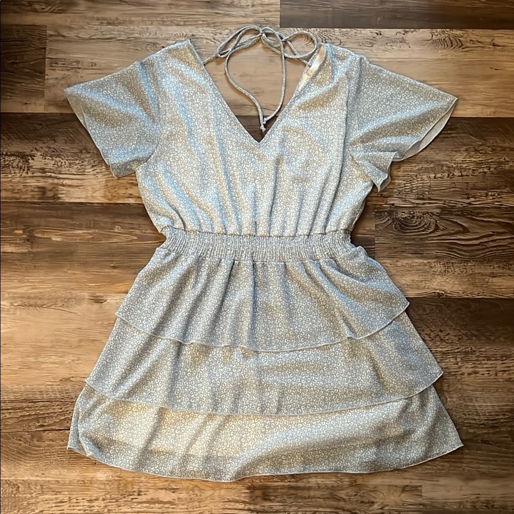 Light Blue Floral Dress